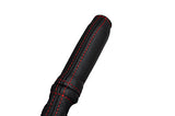 red stitching FITS FIAT UNO  HANDBRAKE HANDLE LEATHER COVER ONLY CUSTOM NEW