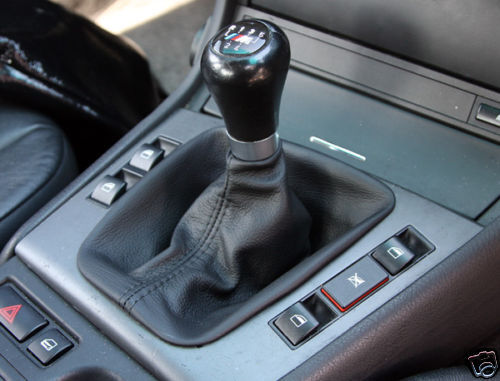 FITS BMW E30 E36 E46 Z3 E34 E32 LEATHER GAITER SHIFT BOOT COVER CUSTOM NEW