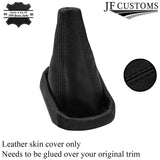 BLACK STITCH LEATHER GEAR GAITER FITS HYUNDAI STAREX MK1 H-1 H200 97-06
