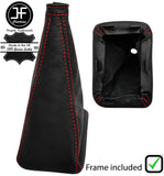 RED STITCH LEATHER GEAR+PLASTIC FRAME FOR FIAT CINQUECENTO SPORTING 92-98