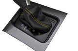 FITS HONDA ACCORD 02-08 yellow stitching AUTOMATIC LEATHER GEAR GAITER