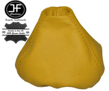 YELLOW LEATHER MANUAL GEAR STICK GAITER SHIFT BOOT FOR FIAT 500 ABARTH 2007-2015