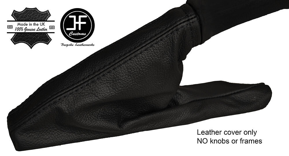 BLACK STITCHING LEATHER SKIN HANDBRAKE GAITER FITS SUBARU LEGACY OUTBACK 07-09