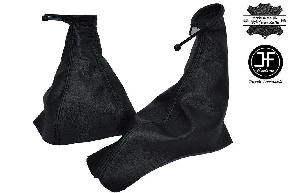 BLACK STITCHING FOR VAUXHALL OPEL VECTRA B TD DTI DI V6 GEAR & HANDBRAKE GAITER