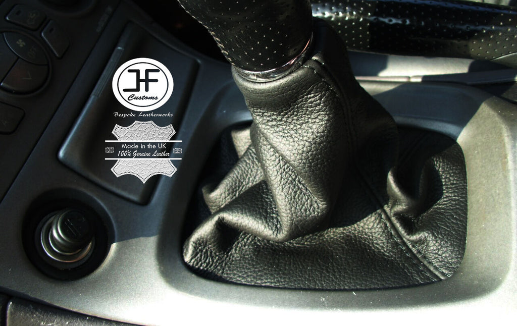 FOR TOYOTA CELICA 1999-2006 GEAR STICK GAITER COVER SHIFT BOOT BLACK LEATHER