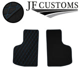 L BLUE DIAMOND VINYL 4XTAILORED FLOOR CARPET FOR VW GOLF MK1 CONVERTIBLE JF1