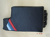 FITS BMW E36 TRI STRIPES LEATHER ARMREST COVER + FITTING INSTRUCTIONS CUSTOM NEW