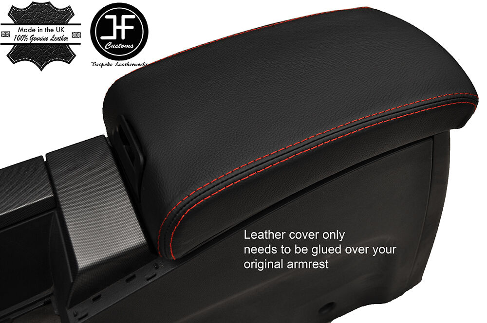 RED STITCHING GENUINE LEATHER ARMREST COVER FITS MG 6 GT 2011-2016 CUSTOM NEW