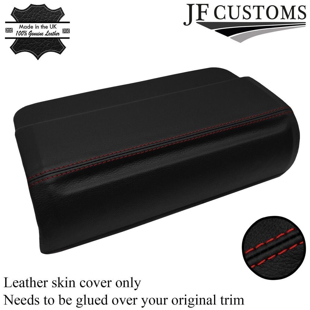 DARK RED STITCH LEATHER DASH TRIM COVER FOR LAND ROVER DISCOVERY MK1 89-98