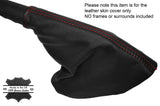 RED STITCH LEATHER SKIN HANDBRAKE GAITER FITS BMW MINI COOPER F55 F56 14-16