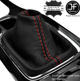 RED STITCH TOP GRAIN LEATHER MANUAL GEAR GAITER FITS HONDA HR-V HRV 2014-2019