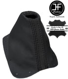 BLACK & BLACK REAL LEATHER MANUAL GEAR GAITER FITS 300ZX Z32 1989-2000