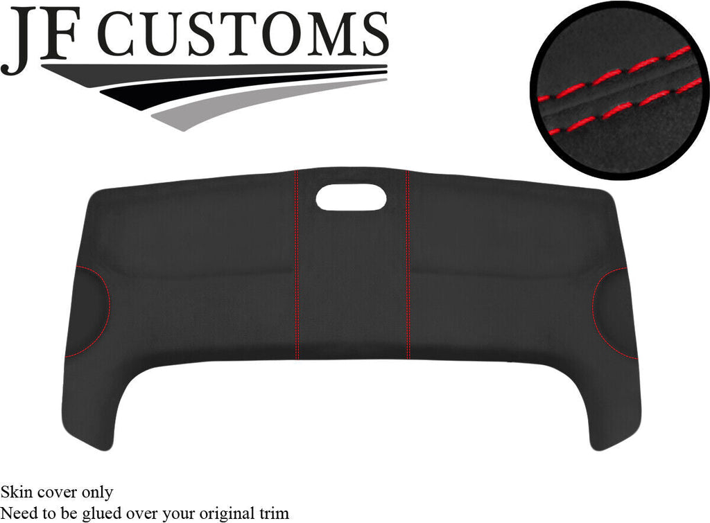 RED STITCH STORAGE ROOF HEADLINING D GREY LUXE COVER FITS VW CADDY MK3 05-15