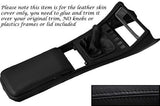 BLACK STITCH FITS PORSCHE 944 968 86-92 CENTRE CONSOLE  ARMREST GAITER COVERS