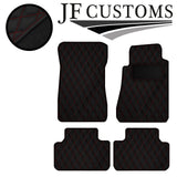 D RED DIAMOND VINYL 4XTAILORED FLOOR CARPETS FOR MERCEDES C CLASS W202 93-00 JF1