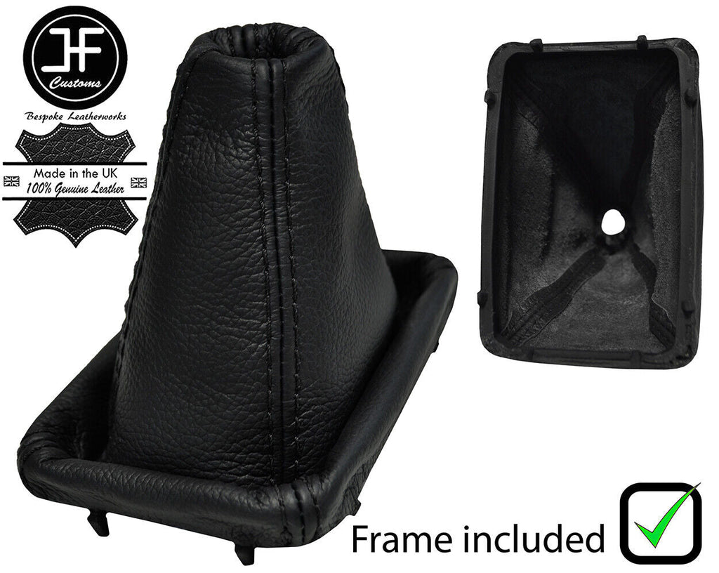 BLACK STITCH LEATHER MANUAL GEAR+PLASTIC FRAME FOR MERCEDES W124 E CLASS 84-95