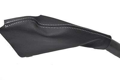 FITS MITSUBISHI LEGNUM VR4 HANDBRAKE GAITER BOOT white stitching CUSTOM NEW