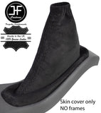 BLACK STITCH REAL SUEDE HANDBRAKE GAITER FOR FORD FOCUS MK2 2005-2007 CUSTOM NEW