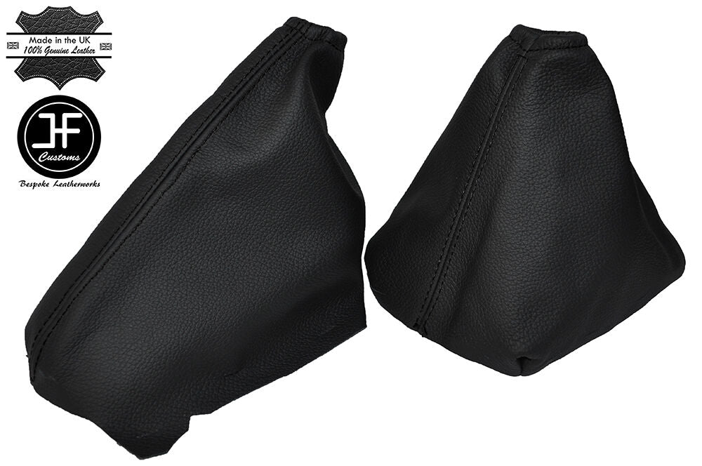 BLACK STITCH GEAR HANDBRAKE GAITER LEATHER FITS PEUGEOT 508 2010-2015 MANUAL