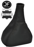 BLACK & BLACK LEATHER MANUAL GEAR GAITER FITS VAUXHALL OPEL CORSA B 1993-2000