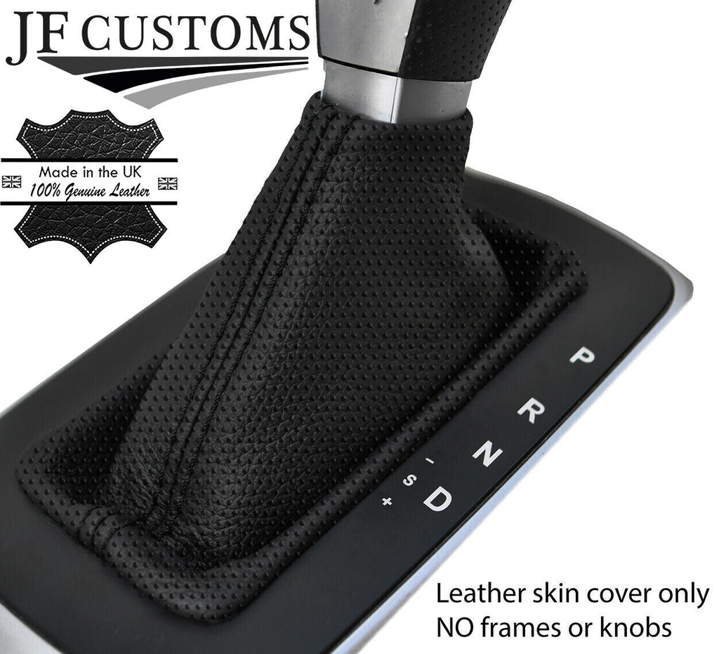 BLACK STITCH FITS FORD FALCON BF FG XR-6 XR-8 FPV 08+ PERFORATED AUTO BOOT