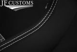 WHITE STITCH LEATHER CENTRE DASH CONSOLE COVERS FITS MERCEDES SLK R170 96-04