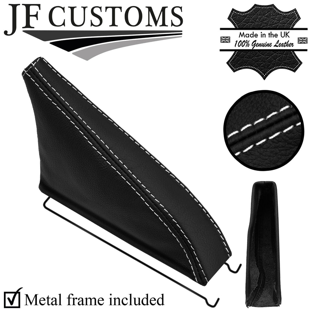 WHITE STITCHING LEATHER HANDBRAKE+METAL FRAME FOR TOYOTA CELICA TA22 TA23 RA28