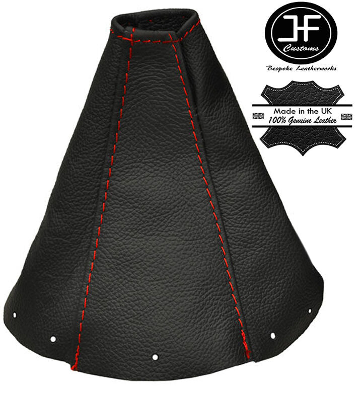 RED STITCHING LEATHER GEAR GAITER SHIFT BOOT FITS TOYOTA SUPRA MKIV MK4