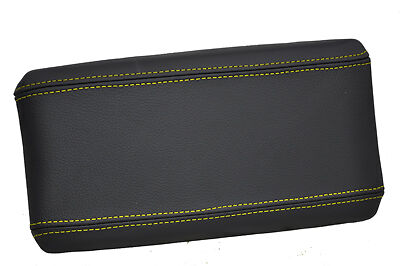 FITS ALFA ROMEO GT ARMREST LID COVER LEATHER YELLOW STITCH CUSTOM NEW MADE IN UK