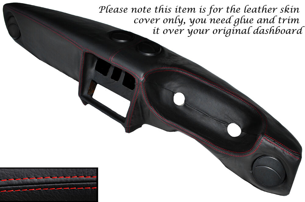 RED STITCH DASH DASHBOARD LEATHER COVER FITS ALFA ROMEO SPIDER S2 S3 S4 105