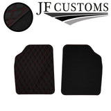 D RED DIAMOND STITCH VINYL 4XTAILORED FLOOR CARPET FOR VW CORRADO 98-05 JF1