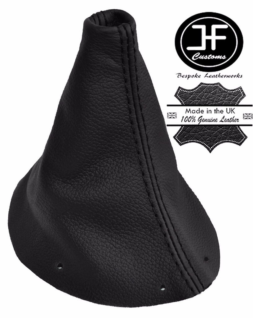BLACK STITCH REAL LEATHER MANUAL 5 SPEED GEAR GAITER FOR PEUGEOT RCZ 2010-2015