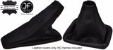 BLACK STITCH REAL LEATHER GEAR HANDBRAKE GAITER FOR ALFA ROMEO GIULIETTA 10-17