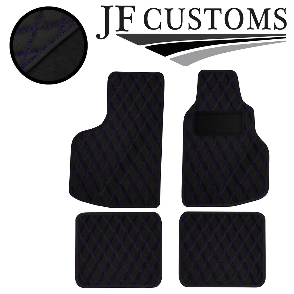 PURPLE DIAMOND VINYL 4XTAILORED FLOOR CARPET FOR VW GOLF MK1 CONVERTIBLE JF1