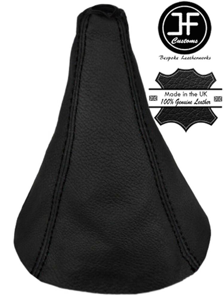 BLACK STITCH GENUINE LEATHER GEAR GAITER FOR PEUGEOT BOXER  2006-2016 CUSTOM NEW