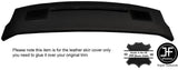 BLACK STITCH TOP DASH DASHBOARD PAD LEATHER COVER FITS PONTIAC FIREBIRD 82-92