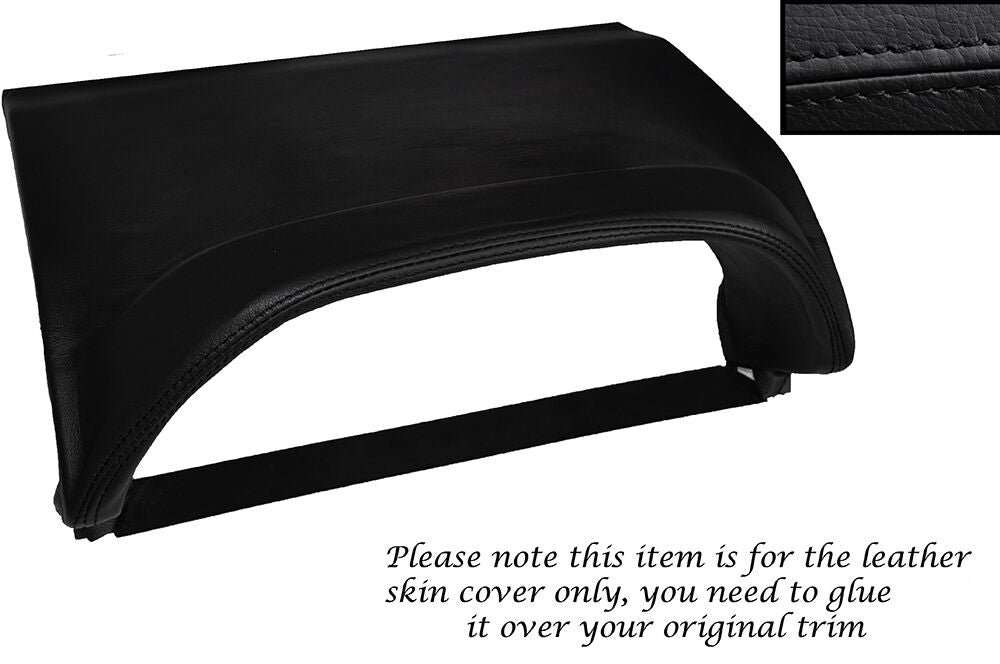BLACK STITCHING SPEEDO HOOD SKIN COVER FITS NISSAN X-TRAIL 01-04 PRE FACELIFT