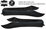 BLUE STITCH CENTRE CONSOLE TUNNEL LEATHER COVER FITS BMW Z4 E85 E86 03-09