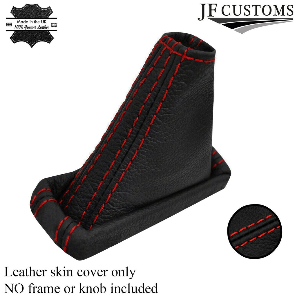 RED STITCH LEATHER AUTOMATIC GEAR GAITER FITS VOLVO XC70 00-04 CUSTOM NEW