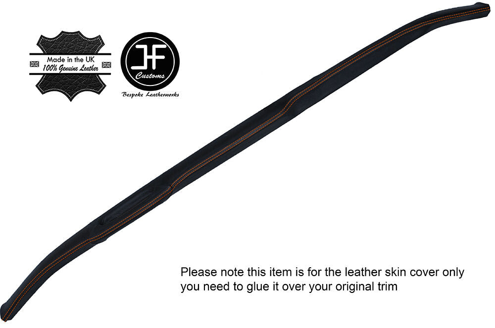 PURPLE STITCHING DASH PAD + HANDLE LEATHER COVERS FITS VW VOLKSWAGEN T2 BAY