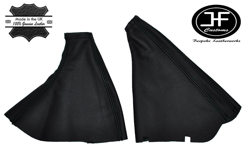 BLACK STITCH LEATHER GEAR & HANDBRAKE GAITER FITS VAUXHALL TIGRA TWINTOP 04-09