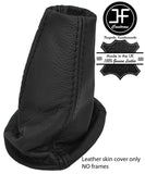 BLACK STITCH TOP GRAIN REAL LEATHER GEAR GAITER FOR LOTUS ELISE EXIGE S2 04-06