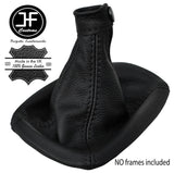 BLACK STITCHING LEATHER GEAR GAITER FITS FIAT 500X 500 X 2014-2017 MANUAL