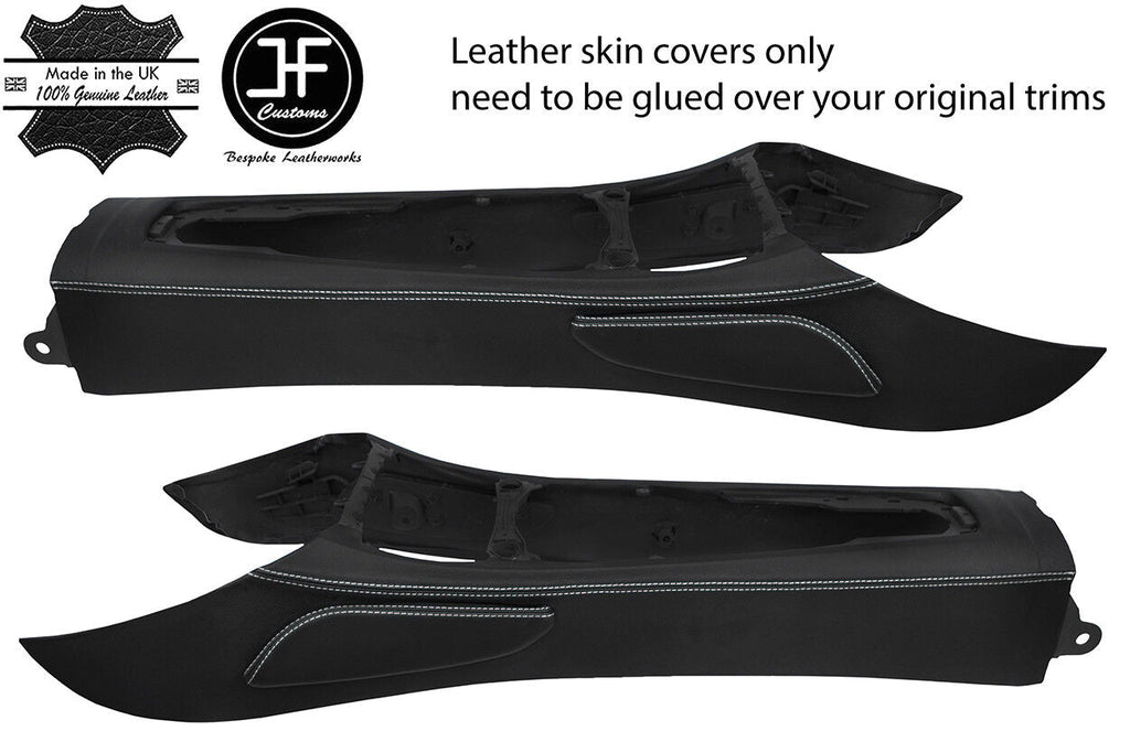 WHITE STITCH CENTRE CONSOLE TUNNEL LEATHER COVER FITS BMW Z4 E85 E86 03-09