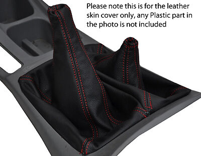 red stitch FITS TOYOTA HILUX  05-12 MANUAL 4X4 LEATHER GAITER CUSTOM NEW