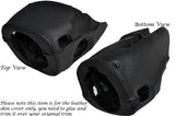 BLACK STITCH STEERING WHEEL SHROUD SKIN COVER FITS NISSAN SKYLINE R34 98-02