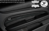BLACK STITCH 2X FRONT DOOR CARD TRIM COVERS FITS FORD FOCUS MK3 08-11 5 DOOR