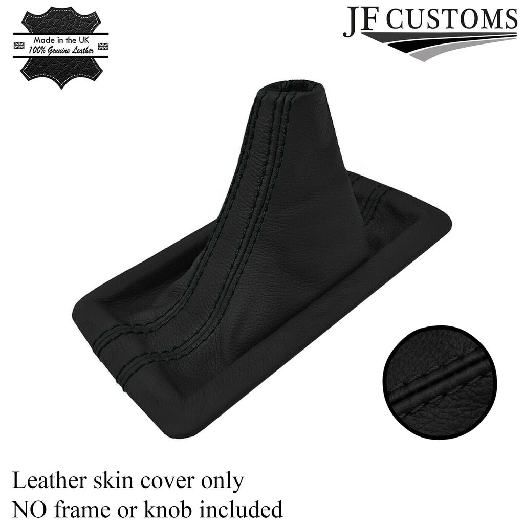 BLACK STITCH FOR FORD MUSTANG 2005-2010 MANUAL LEATHER SHIFT BOOT GEAR GAITER