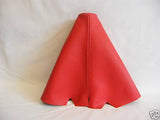 FITS AUDI A4 B5 95-99 LEATHER GEAR SHIFT STICK GAITER RED CUSTOM NEW MADE IN UK