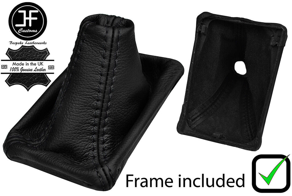 BLACK STITCH LEATHER AUTOMATIC GEAR + PLASTIC FRAME FITS PORSCHE MACAN 14-18